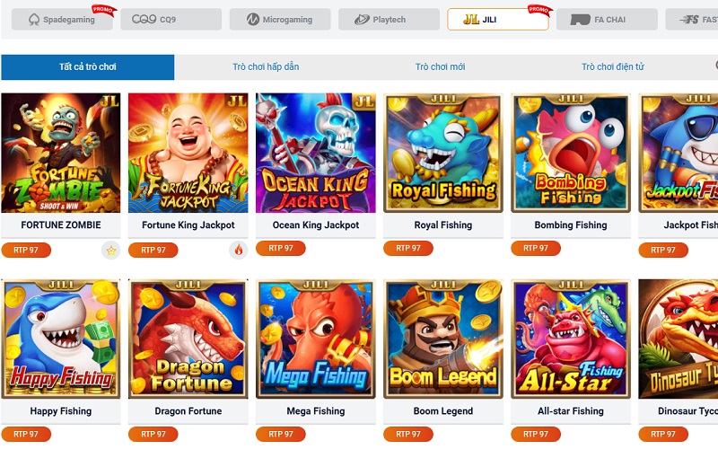 Đa dạng game cho bạn lựa chọn