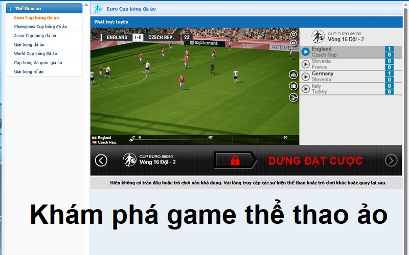 Khám phá game thể thao ảo