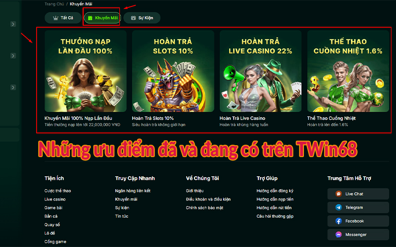 Những ưu điểm đã và đang có trên TWin68